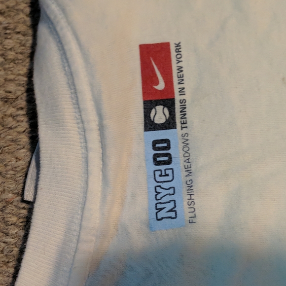 Vintage Nike grey tag made in USA Andre Agassi. Flushing Meadows 2000 t shirt. - Picture 5 of 8